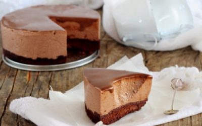 Receta de Tarta Mousse sin Horno de Chocolate y Yogur