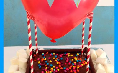 Tarta para Cumpleaños con Globo Aerostático