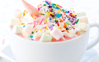 Unicornio de chocolate: idea original para decorar una taza