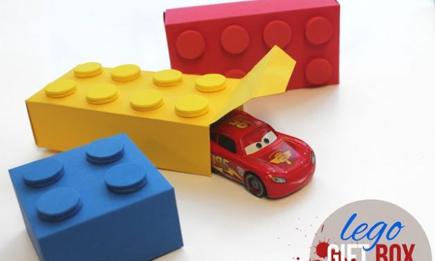 Cajas de regalo para cumpleaños de Lego: DIY imprimible