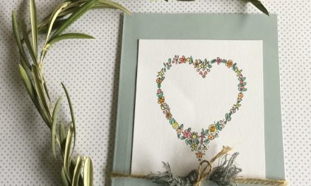 Tarjeta de San Valentín DIY hecha en casa