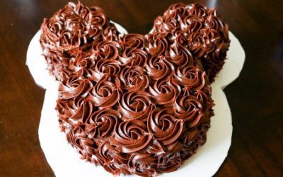 Tarta de Mickey Mouse hecha en casa