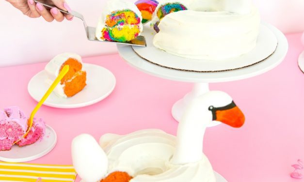 Decoración de tartas infantiles: flotadores de animales