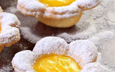 Tarta de limon con forma de flor: recetas originales