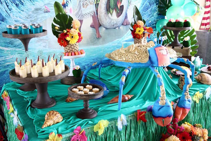 Cumpleaños de Moana / Vaiana: fiesta infantil de princesas de Disney