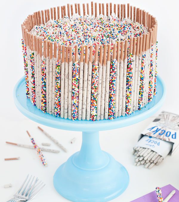 Ideas originales para decorar tartas infantiles con confetti