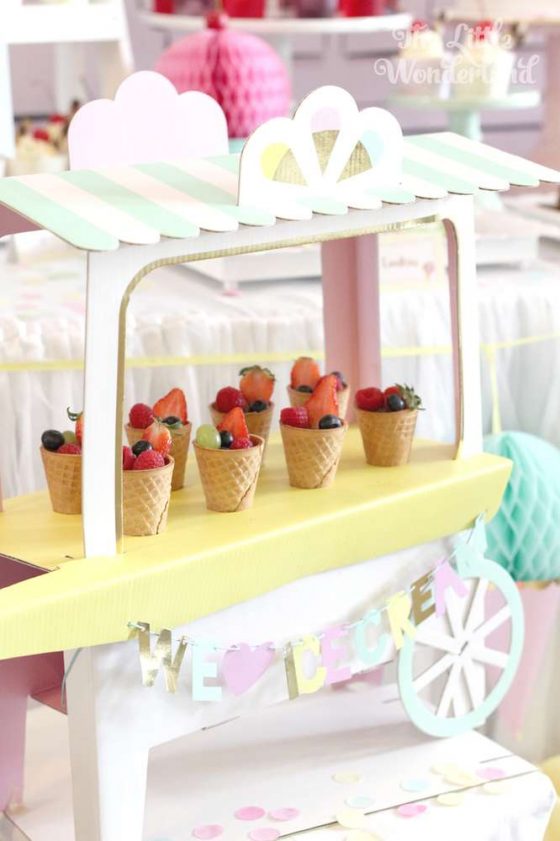 Fiesta temática para bebés: ¡el carrito de los helados ya está aquí!