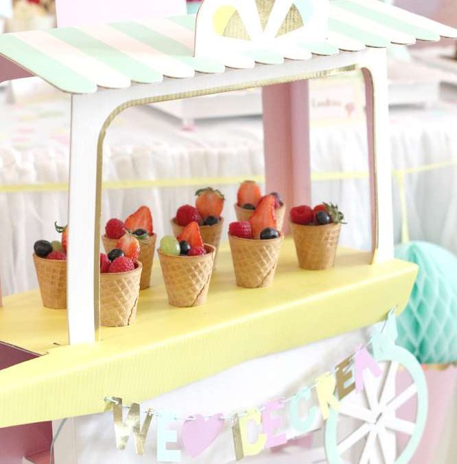 Fiesta temática para bebés: ¡el carrito de los helados ya está aquí!