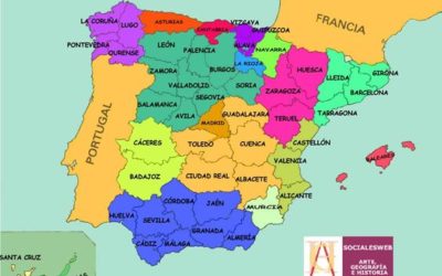 Mapas de España para niños – Descargables