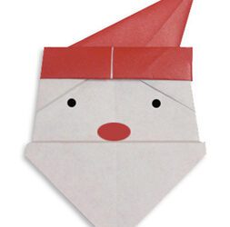 Como hacer figuras de origami navideñas