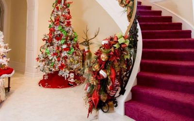 ¿Cómo decorar unas escaleras en Navidad?