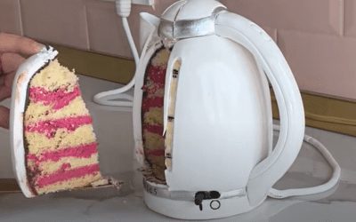 ¿Obra de arte o pasteles? No se sabe si es un objeto real o un simple pastel